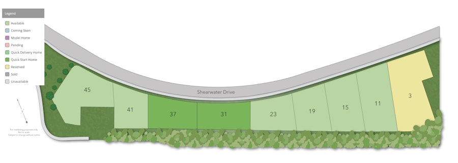 Site Plan for The Landing at Shearwater